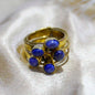 Lapis Cluster Ring