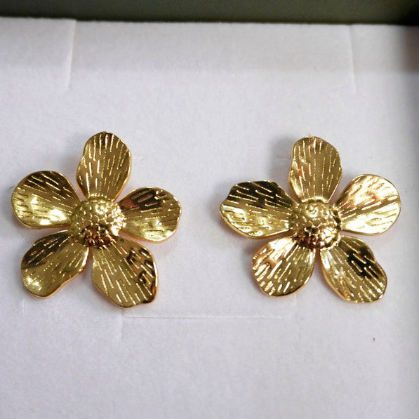 Bold Bloom Studs Earrings