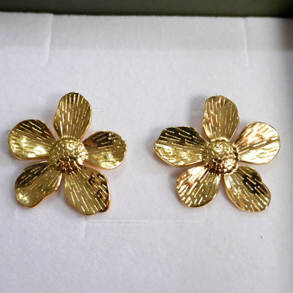 Bold Bloom Studs Earrings