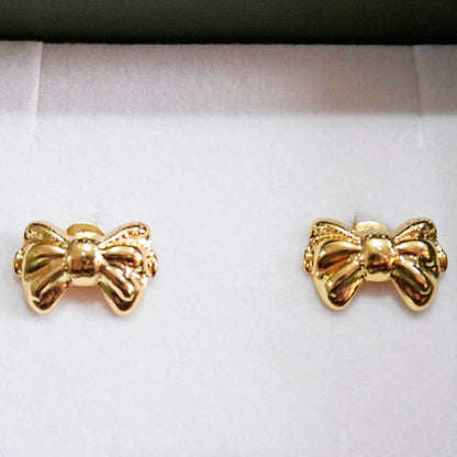 Golden Bow  Anti Tarnish Earrings