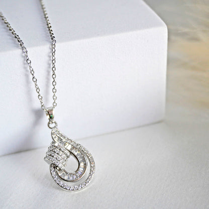 Crystal Loop Necklace