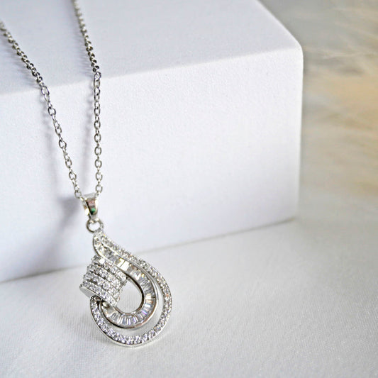 Crystal Loop Necklace