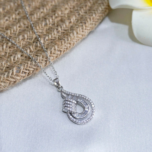 Crystal Loop Necklace