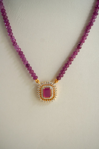 Noor Ruby Necklace Set