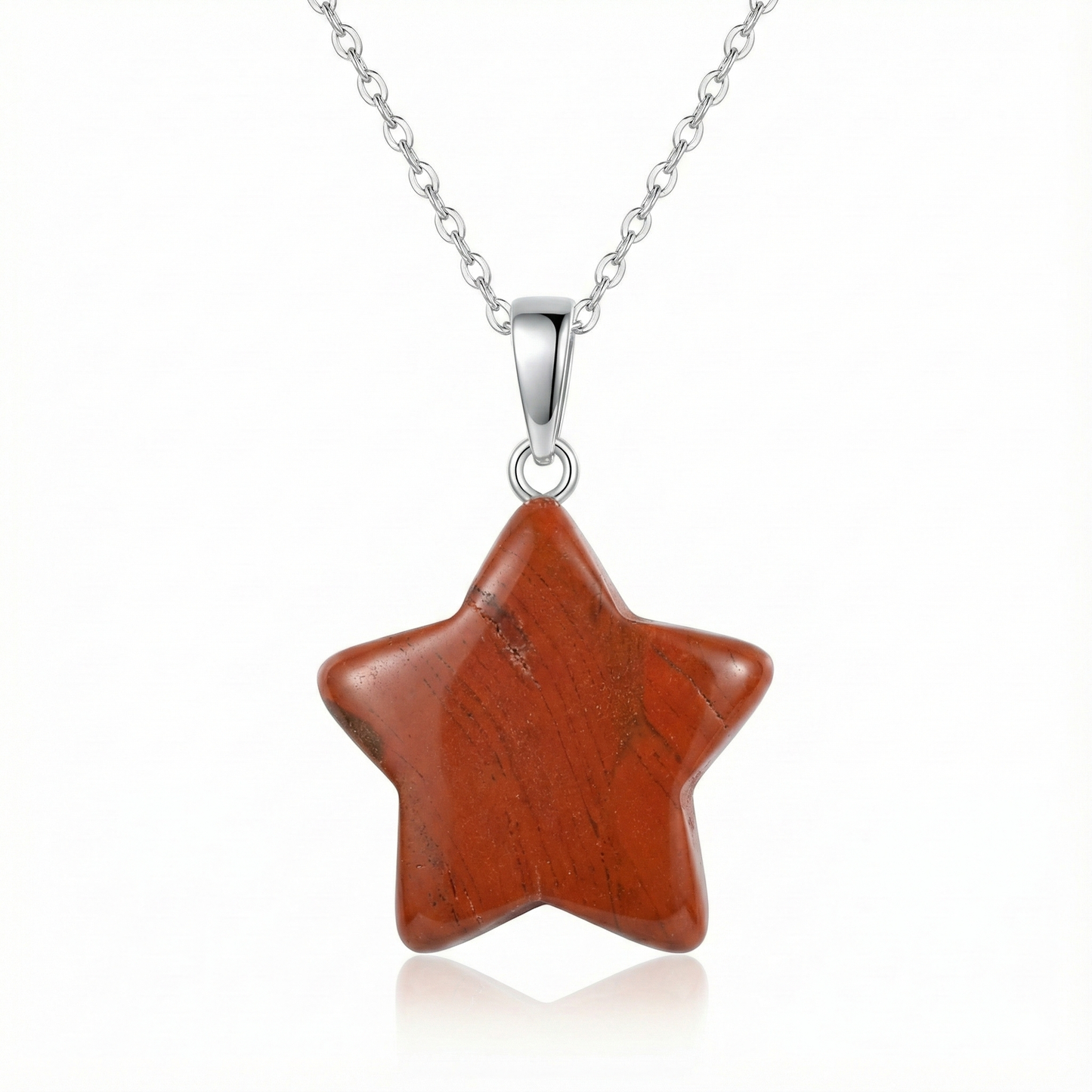 Red Jasper Star Necklace