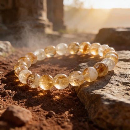 Natural Citrine Bracelet- For Wealth & Prosperity
