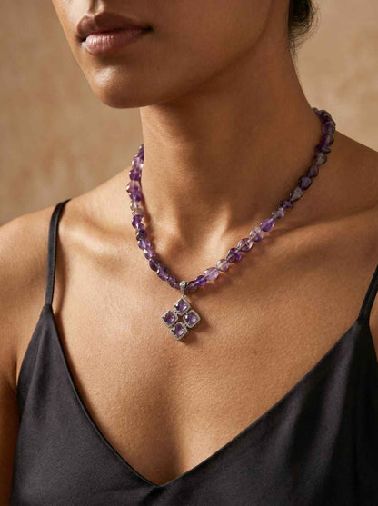Amethyst Statement Necklace