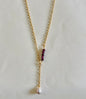 Garnet & Pearl Empowerment Necklace