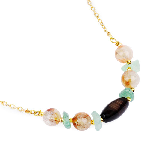 Citrine & Green Aventurine Power Necklace