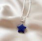 Lapis Star Necklace