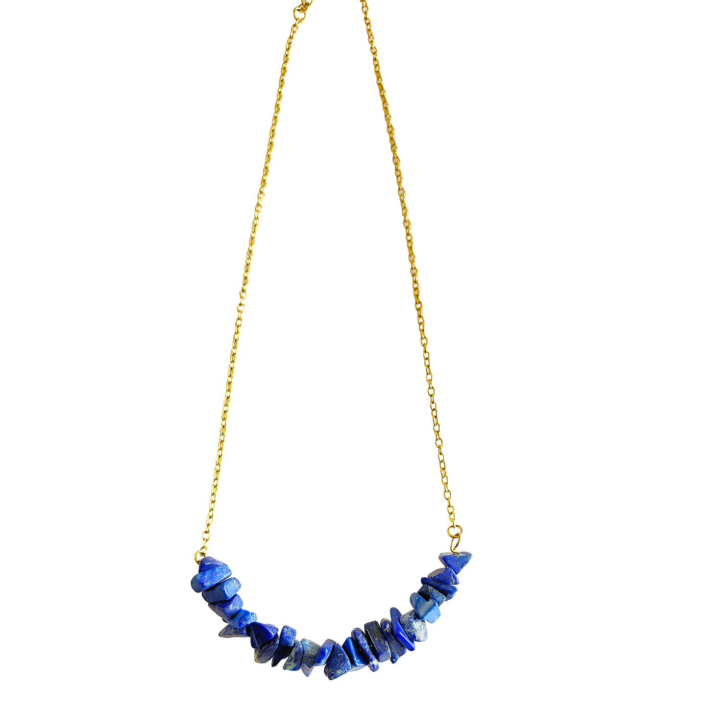 Lapis Lazuli Clarity Necklace| Designer Statement Jewelry | Office & Party Wear Necklace