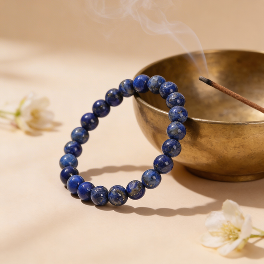 Lapis Lazuli Bracelet - For Inner Peace & Clarity