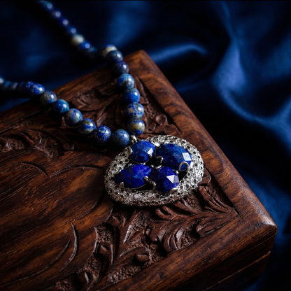Lapis Lazuli Statement Necklace