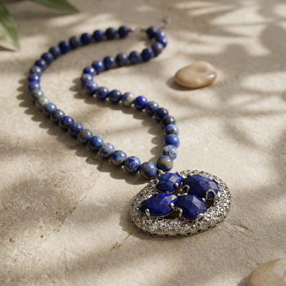 Lapis Lazuli Statement Necklace