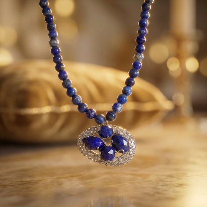 Lapis Lazuli Statement Necklace