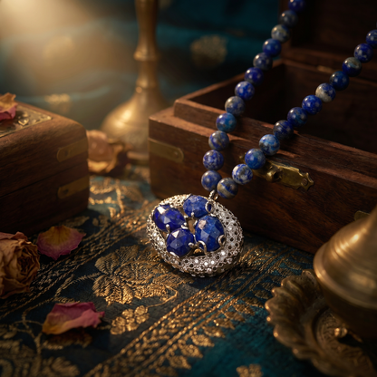 Lapis Lazuli Statement Necklace