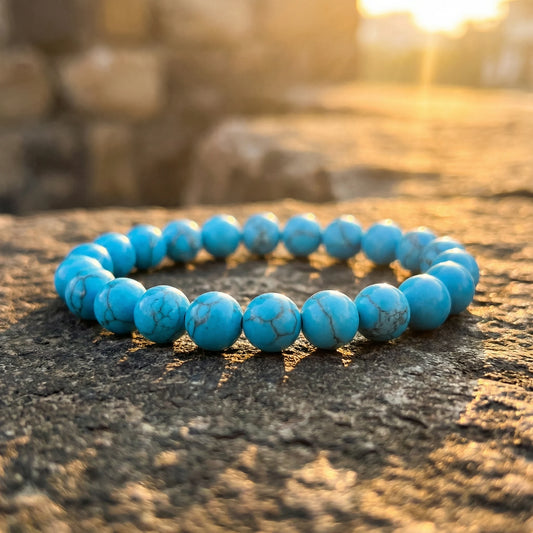 Natural Turquoise Bracelet-For Protection & Balance