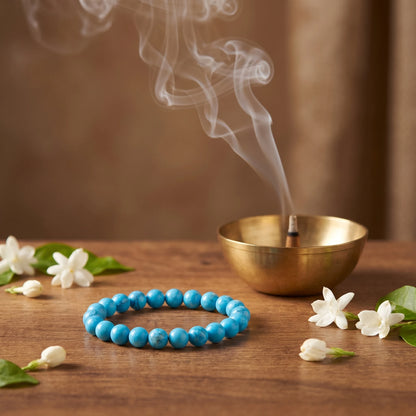 Natural Turquoise Bracelet-For Protection & Balance