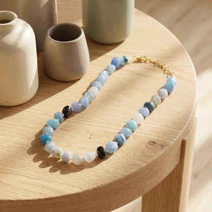 Ocean Mist Agate Necklace