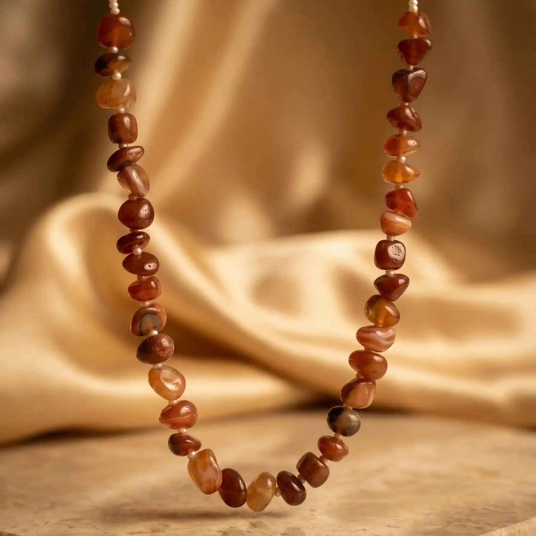 Amber Stone Necklace