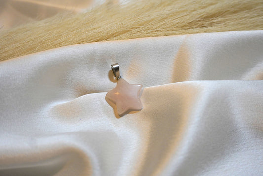 Rose Quartz Star Necklace