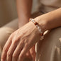 Rudraksha & Clear Quartz Bracelet - For Spiritual Growth